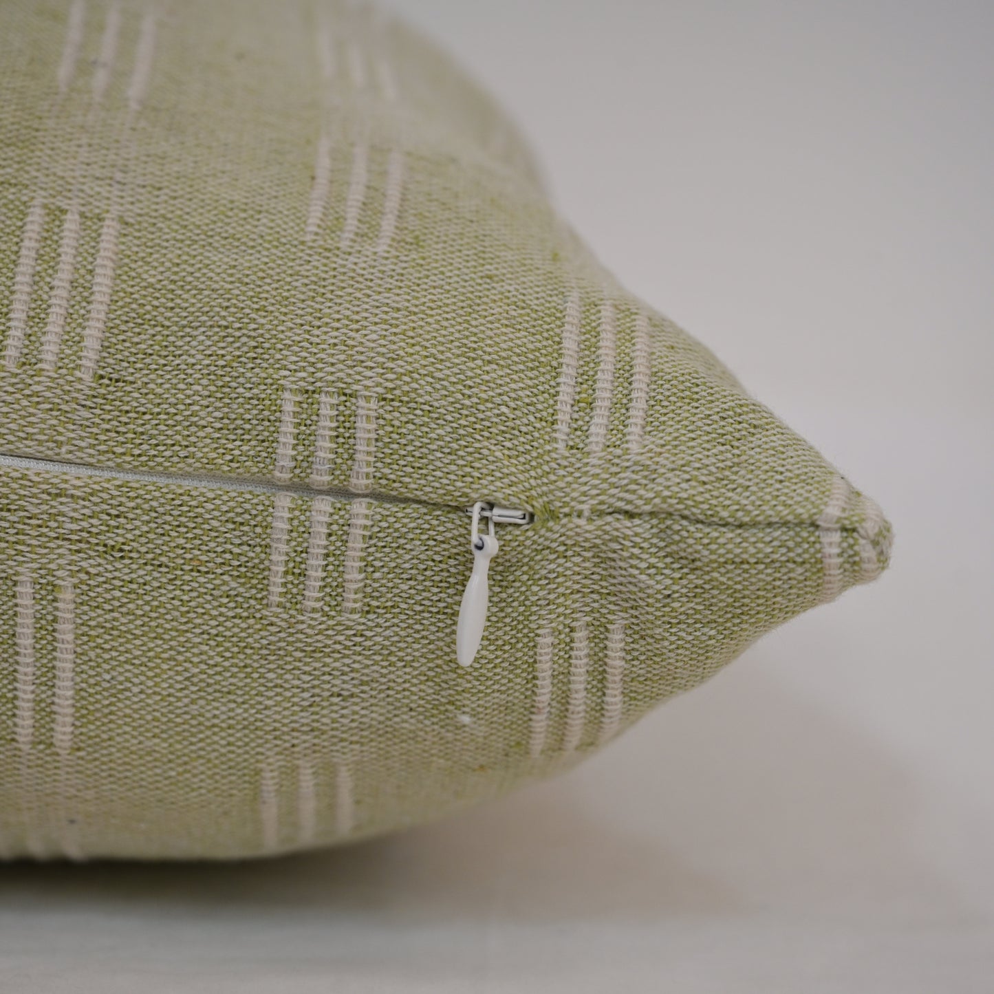 Lester Olive Green Dash Cushion Cover