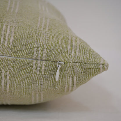 Lester Olive Green Dash Cushion Cover