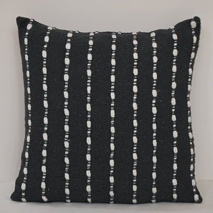 Francis Charcoal Textured Cushion Cover