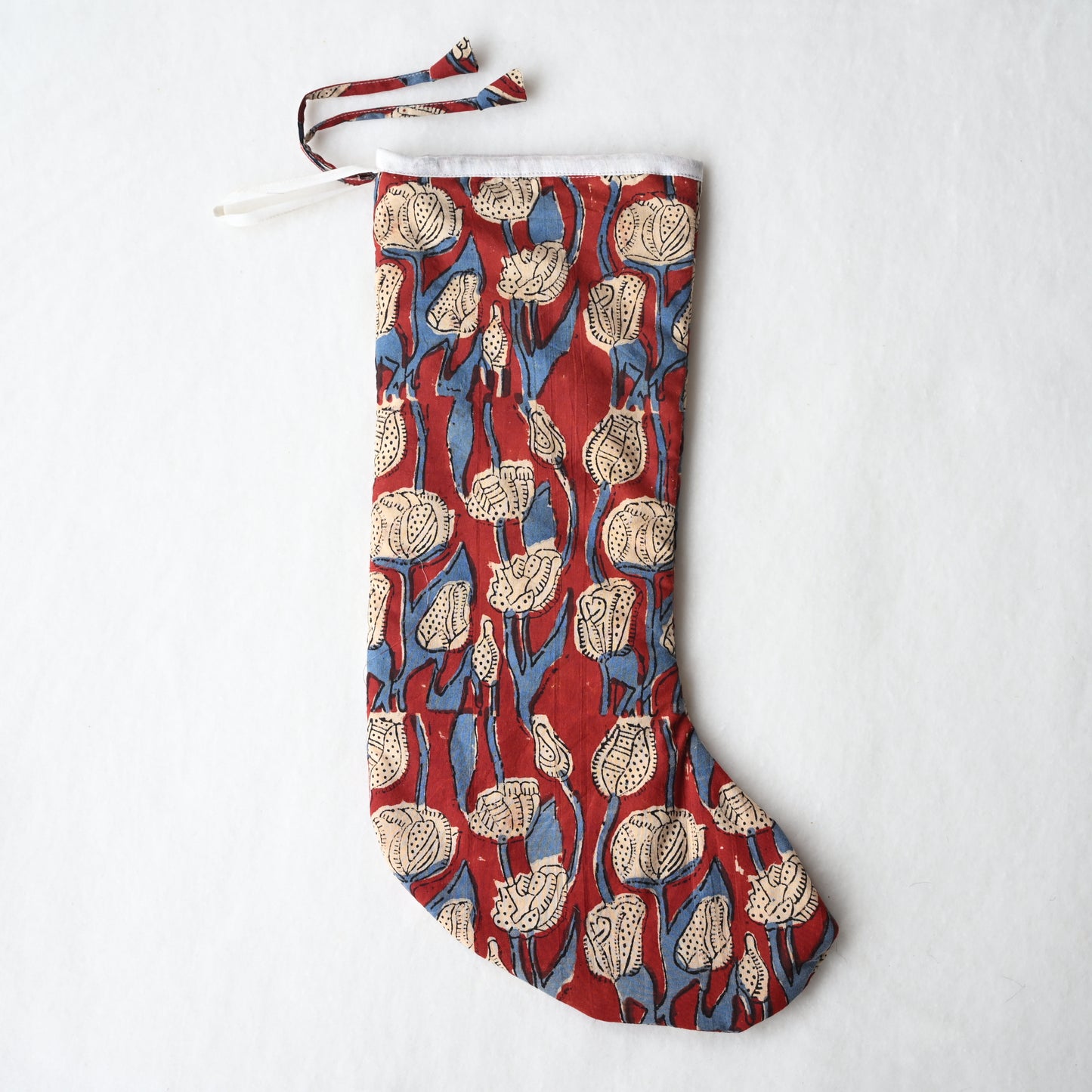 Heritage Block Print Holiday Stocking