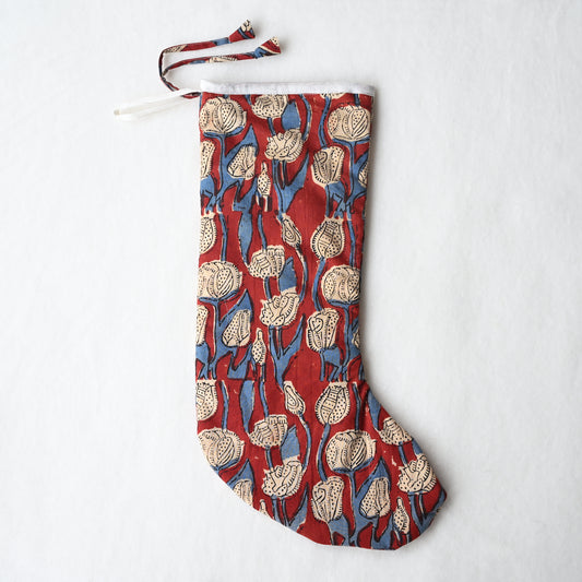 Heritage Block Print Holiday Stocking