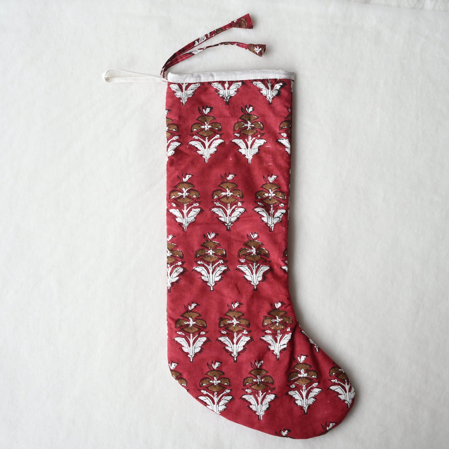Mughal Booti Block Print Stocking