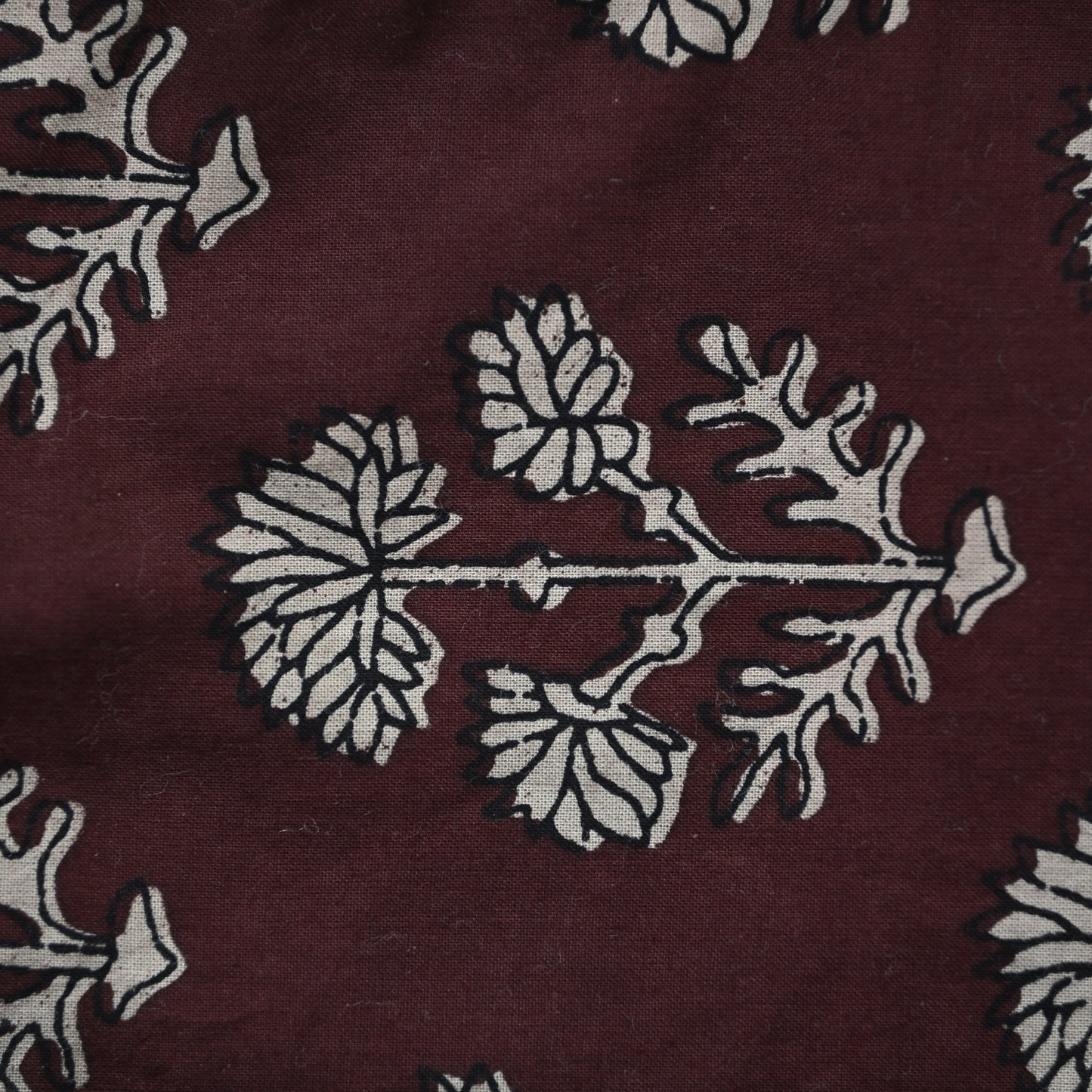 Burgundy Cypress Floral Stocking