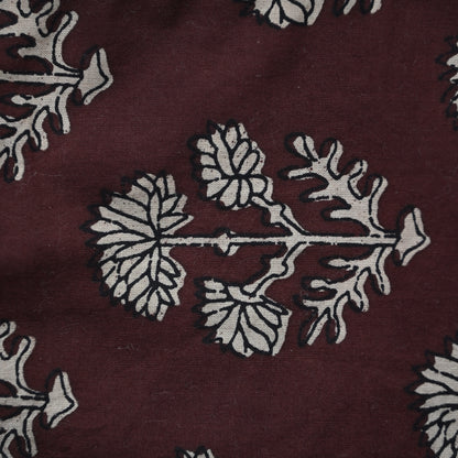 Burgundy Cypress Floral Stocking