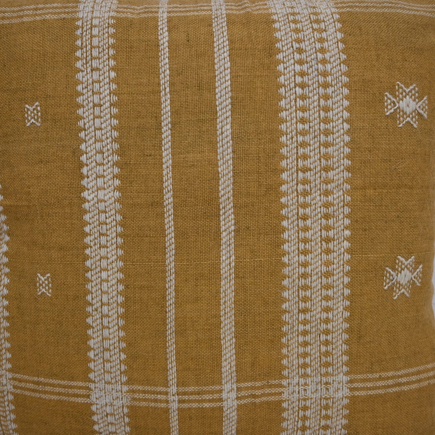 Easton Mustard Handloom Cushion