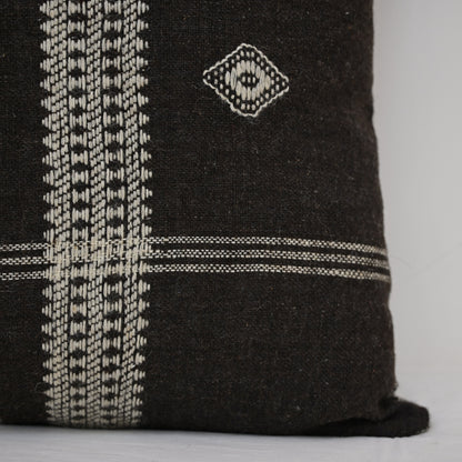 DENNIS BLACK AND WHITE STRIPE CUSHION