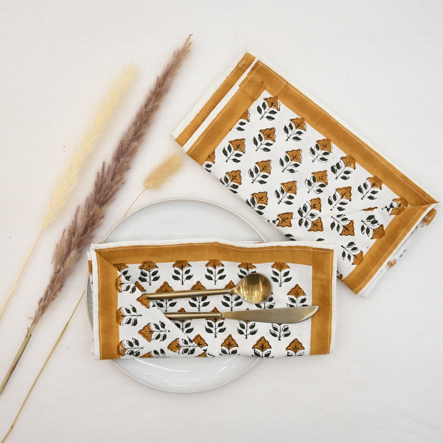 Cotton Block Print Napkin 1