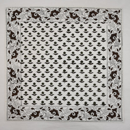 Espresso Floral Trail Cloth Napkin