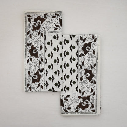 Espresso Floral Trail Cloth Napkin