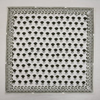 Vintage Sage Paisley Cloth Napkin
