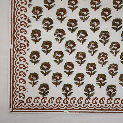 Chestnut Floral Paisley Dinner Napkin