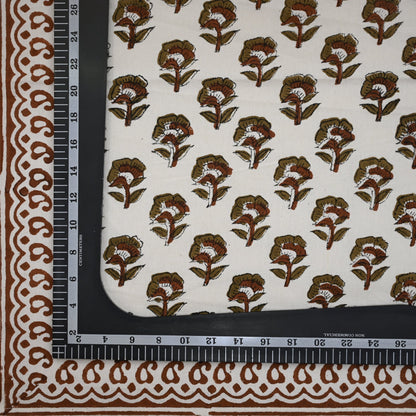 Chestnut Floral Paisley Dinner Napkin