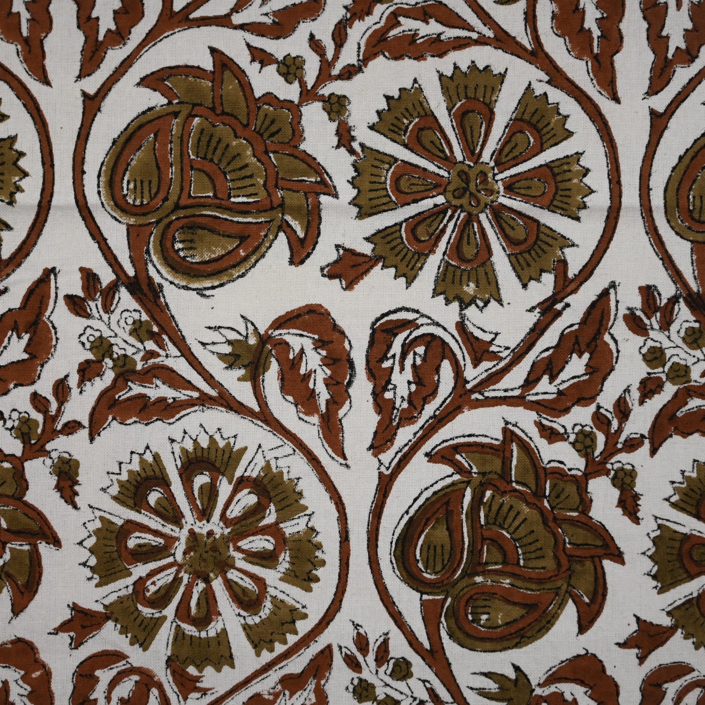 Moss Green Medallion Table Napkin