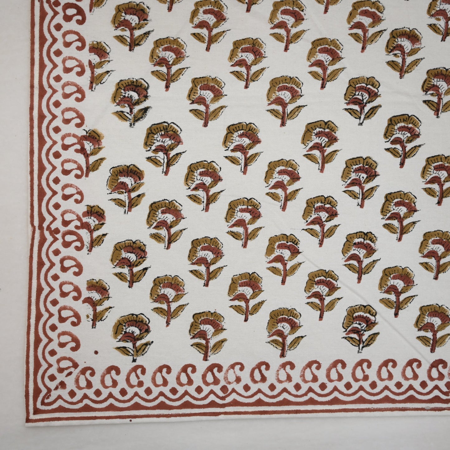 Spice Floral Motif Dinner Napkin