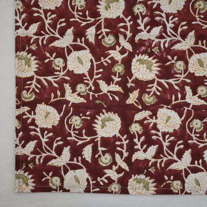 Merlot Floral Vine Table Napkin