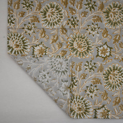 Slate Botanical Cotton Dinner Napkin