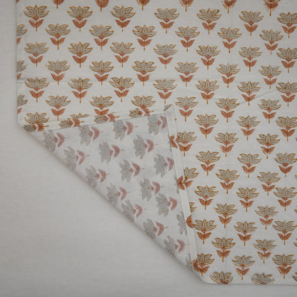 Minimal Floral Booti Dinner Napkin