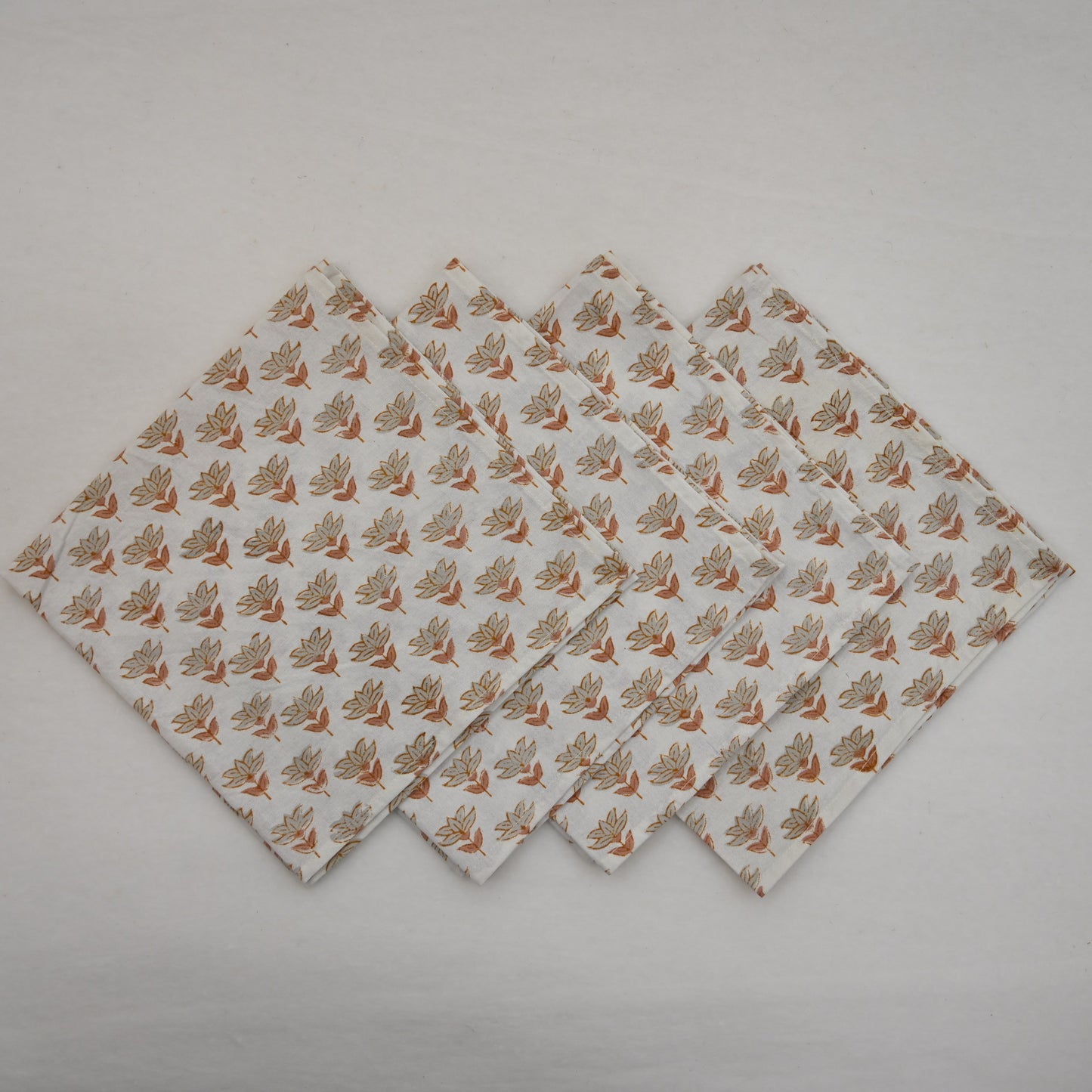 Minimal Floral Booti Dinner Napkin