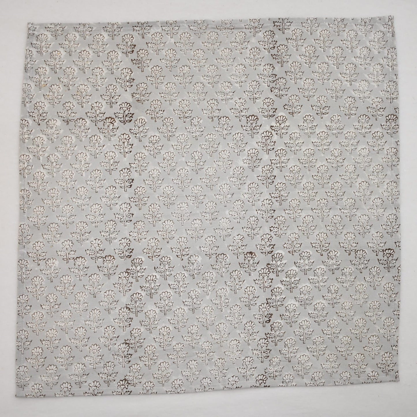 Espresso Floral Cloth Napkin