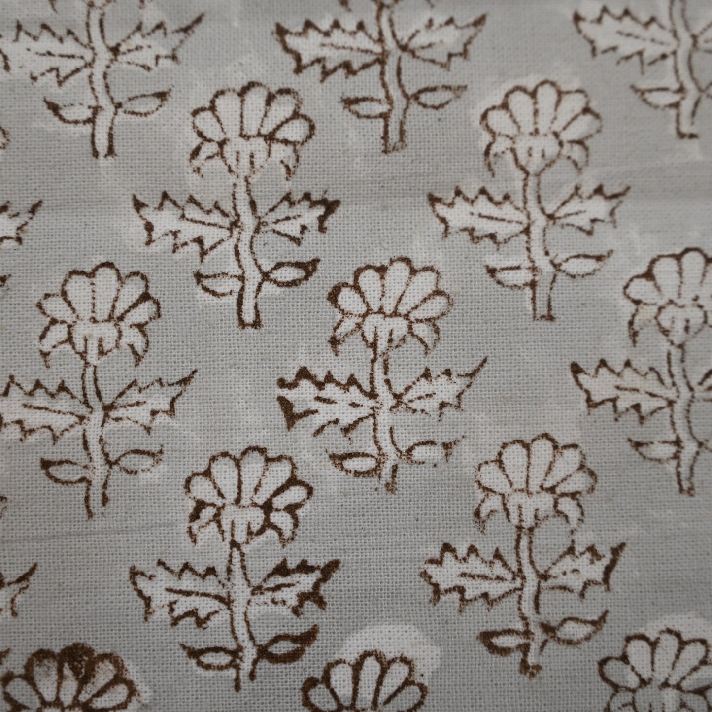 Espresso Floral Cloth Napkin