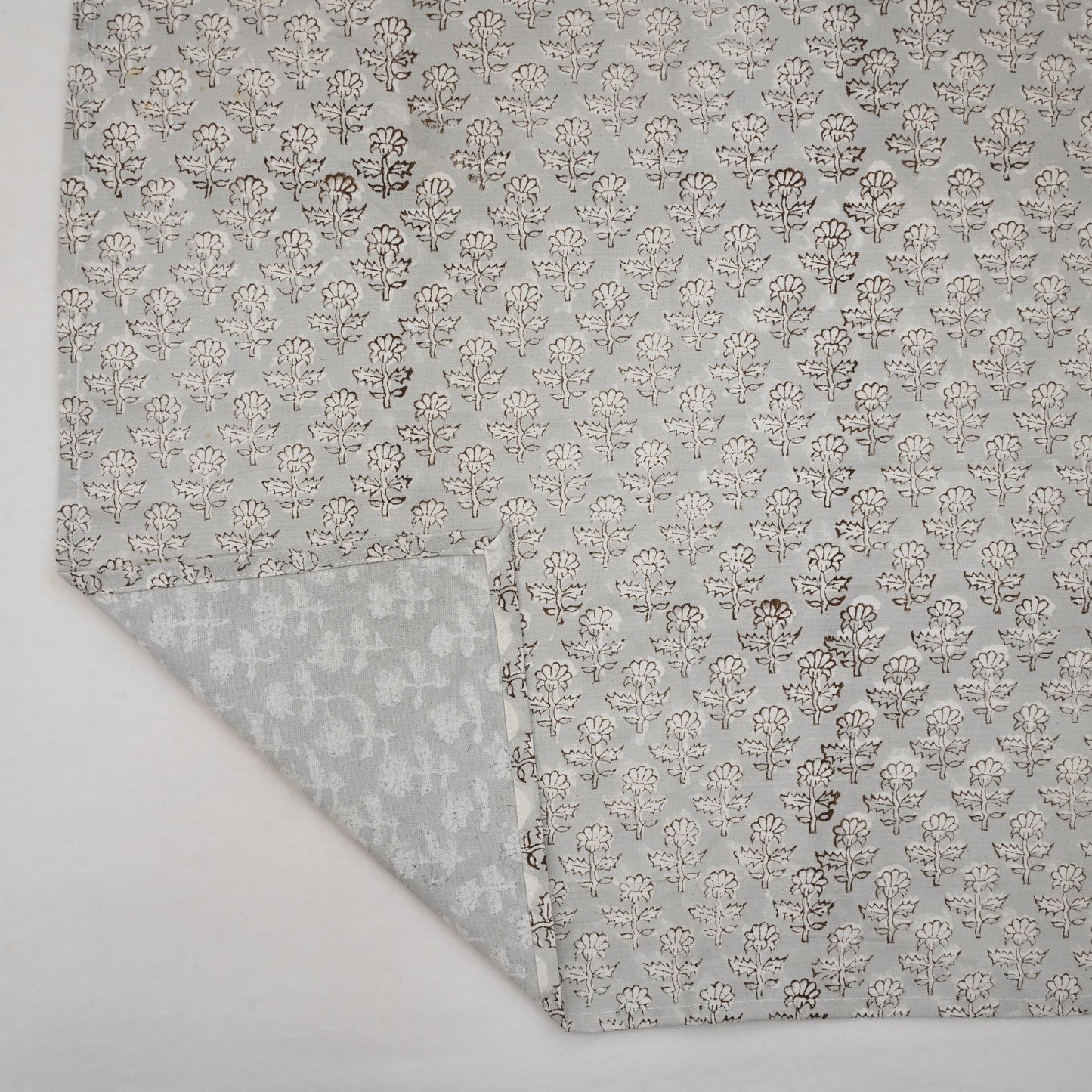 Espresso Floral Cloth Napkin