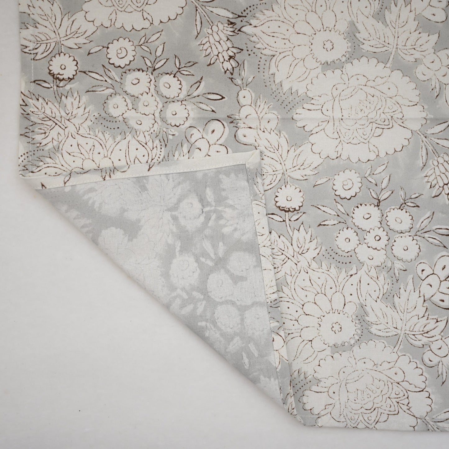 Light Grey Botanical Table Napkin
