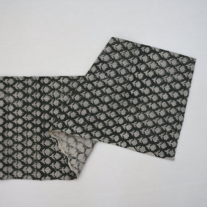 Arova Charcoal Cotton Table Runner