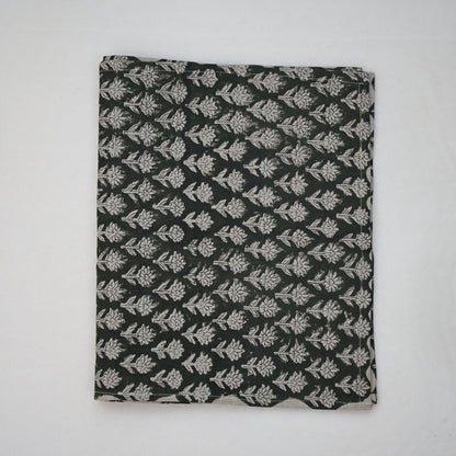 Arova Charcoal Cotton Table Runner