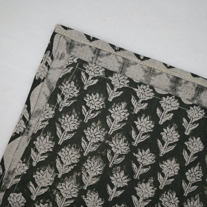 Arova Charcoal Cotton Table Runner