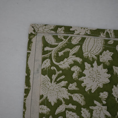 Leron Olive Cotton Table Runner