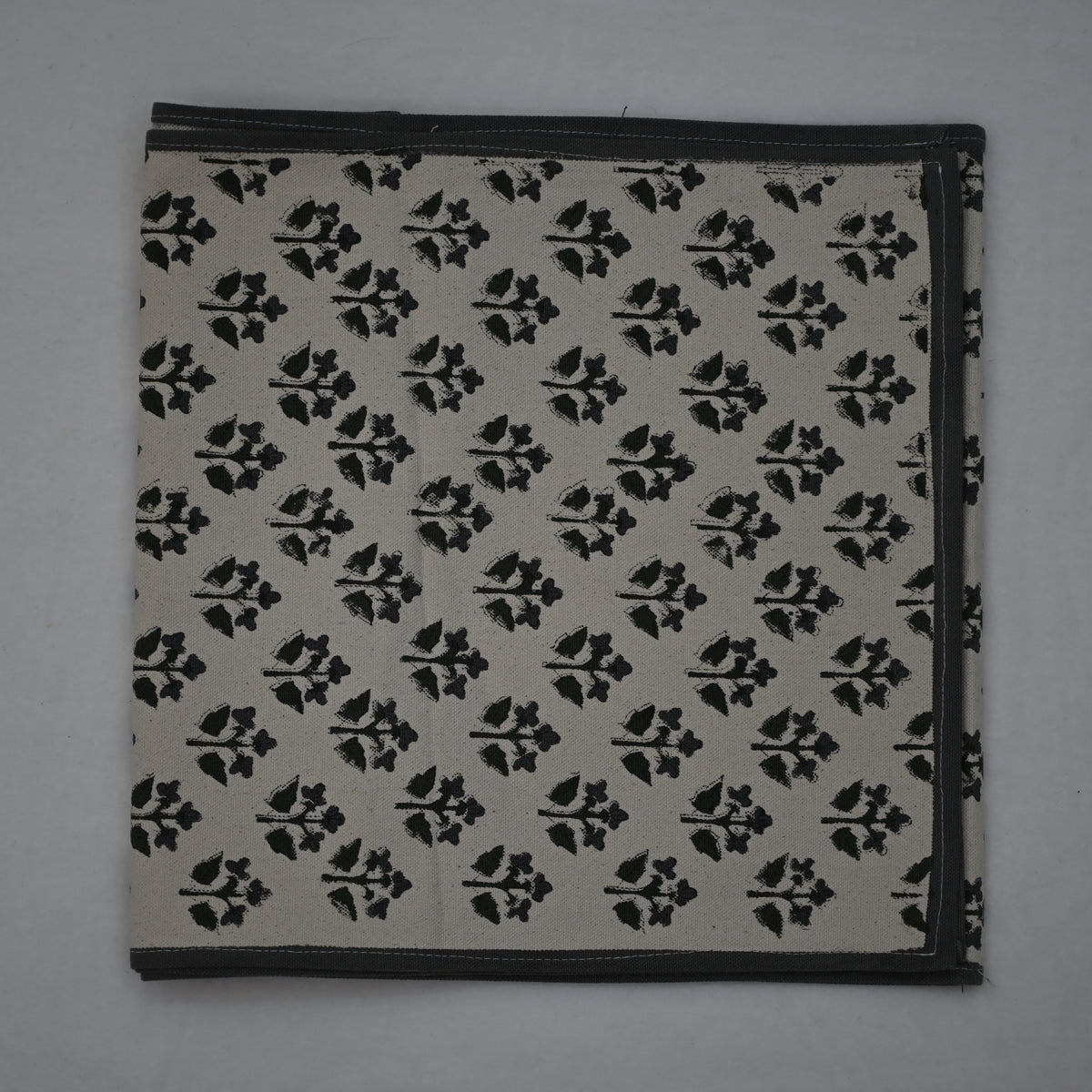 Nevle Black Cotton Table Runner