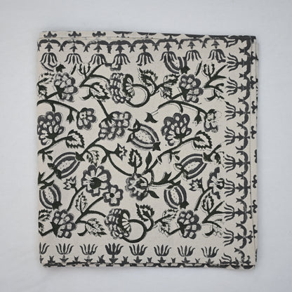 Aroiv Forest Green Cotton Table Runner