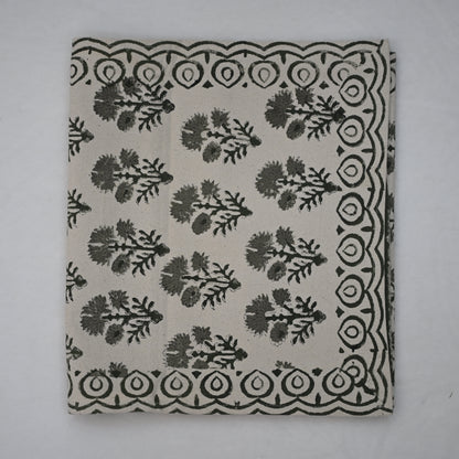 Nevas Slate Cotton Table Runner