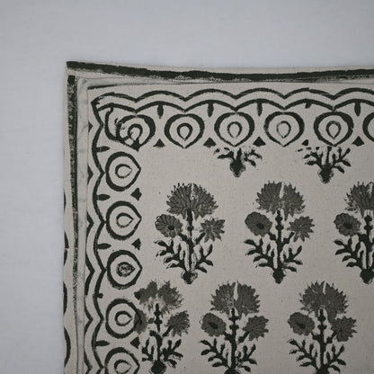 Nevas Slate Cotton Table Runner