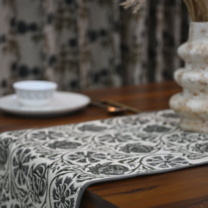 Aroim Oatmeal Cotton Table Runner
