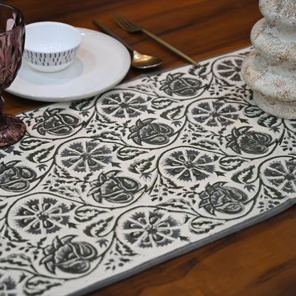 Aroim Oatmeal Cotton Table Runner