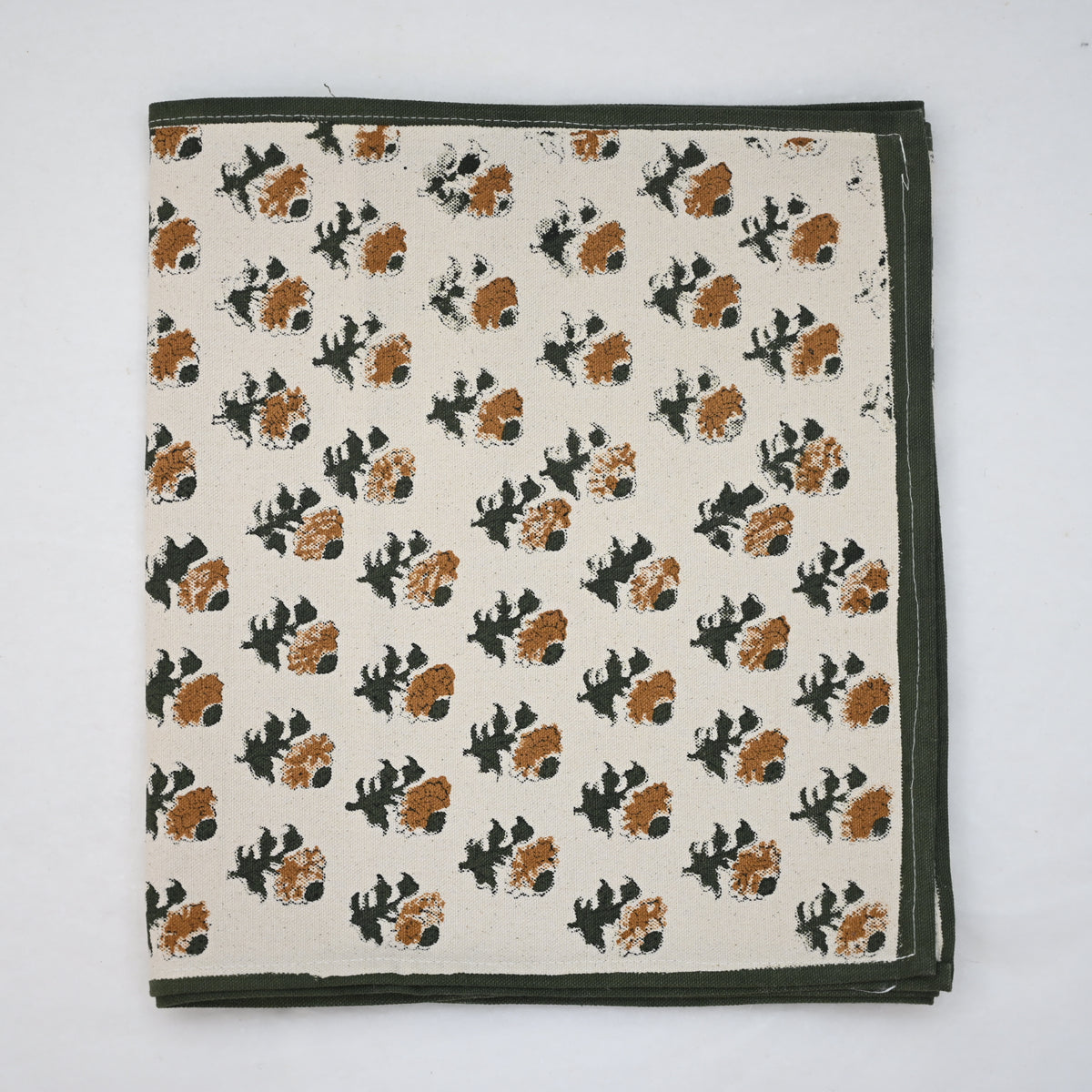 Nelaz Rust Cotton Table Runner