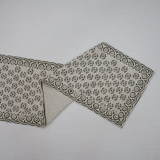 Navol  Ivory Cotton Table Runner