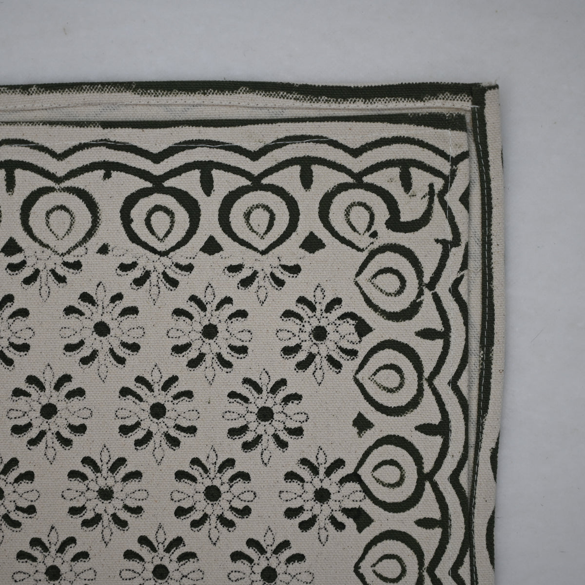 Navol  Ivory Cotton Table Runner