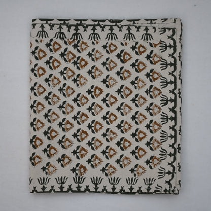 Nevin Beige Cotton Table Runner