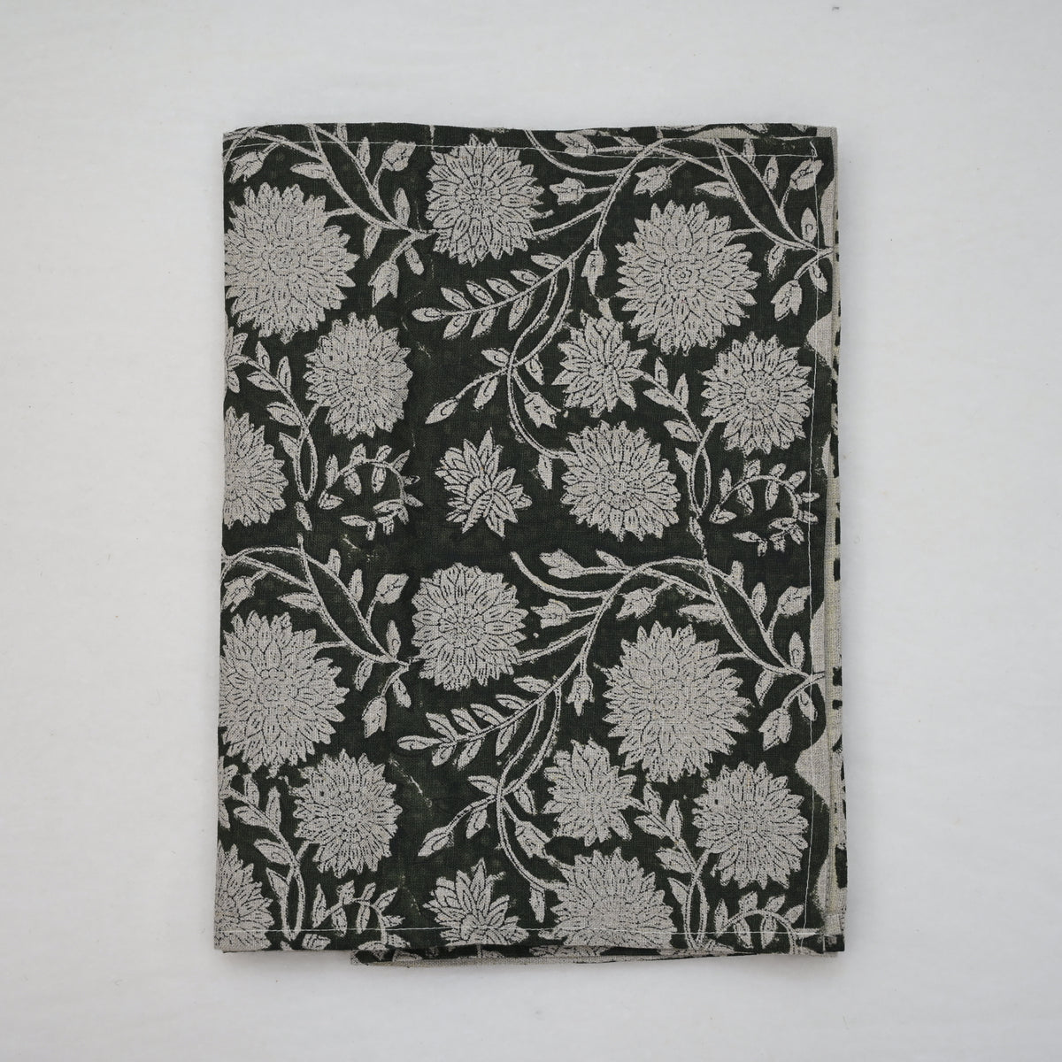 Aleva Silver Cotton Table Runner
