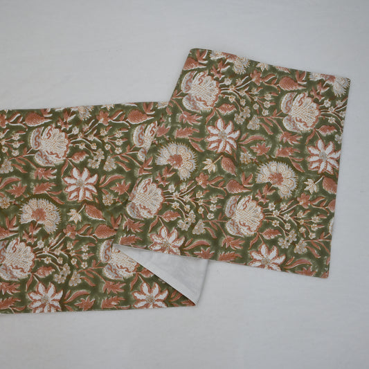 Nalev Terracotta Cotton Table Runner