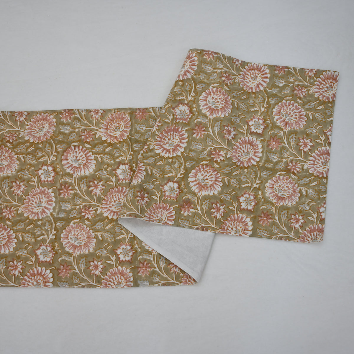 Aroiv Ivory Cotton Table Runner