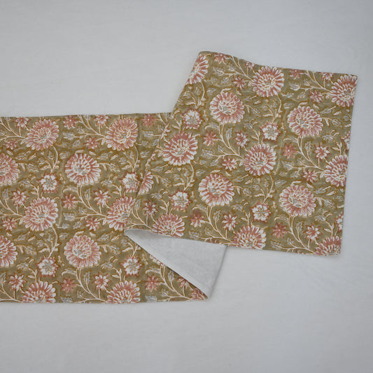 Aroiv Ivory Cotton Table Runner
