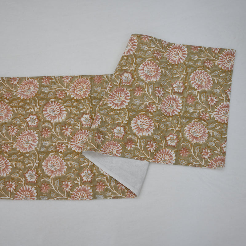Aroiv Ivory Cotton Table Runner