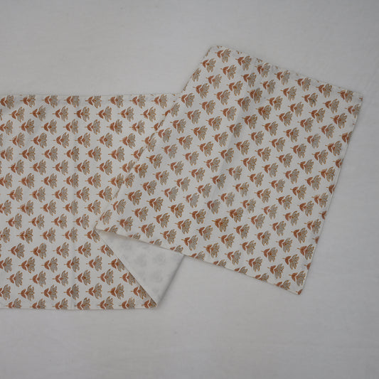 Oriak Blush Pink Cotton Table Runner