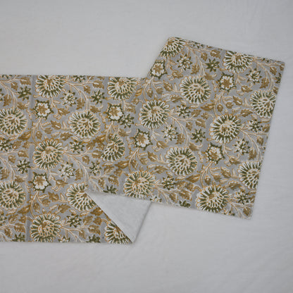 Aroiv Ochre Cotton Table Runner
