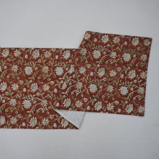 As Sen Red Cotton Table Runner