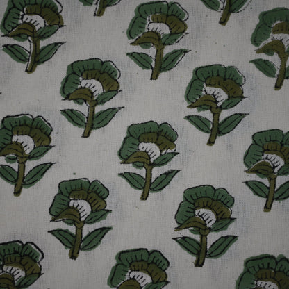 Rotceh Olive Green Cotton Tablecloth - Single Border