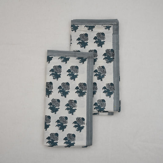 Bruce Floral Booti  Dinner Napkin